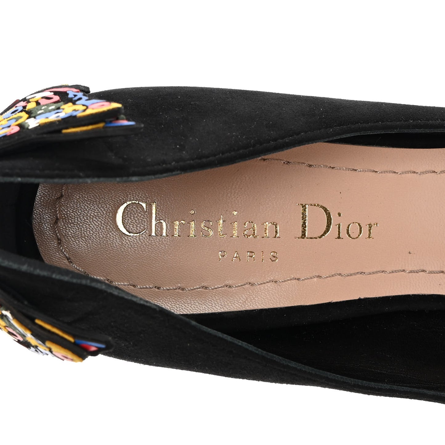 Suede D-Butterfly Pumps 37 Black