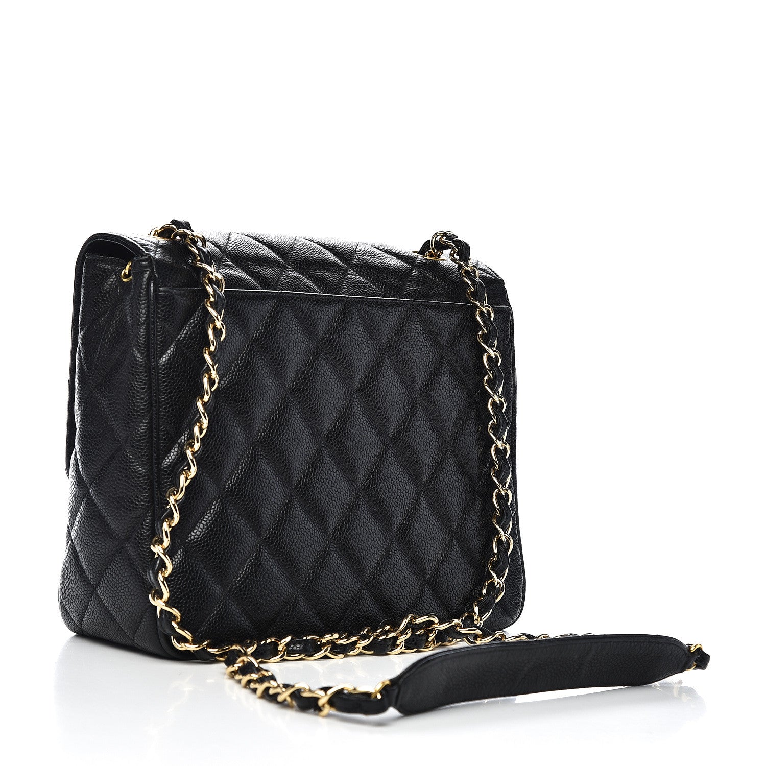 Chanel Caviar Quilted Medium Single Flap Black 3 of 14