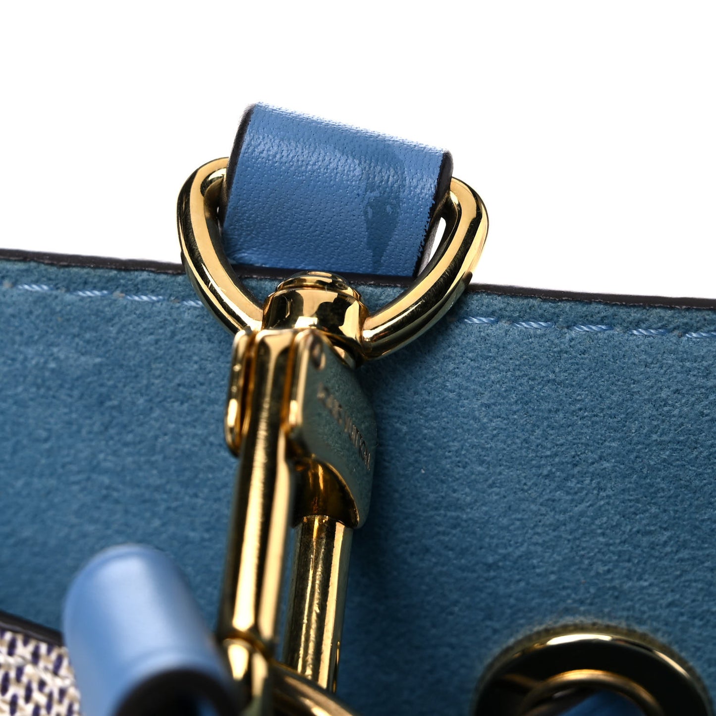 Damier Azur Neonoe MM Bleuet