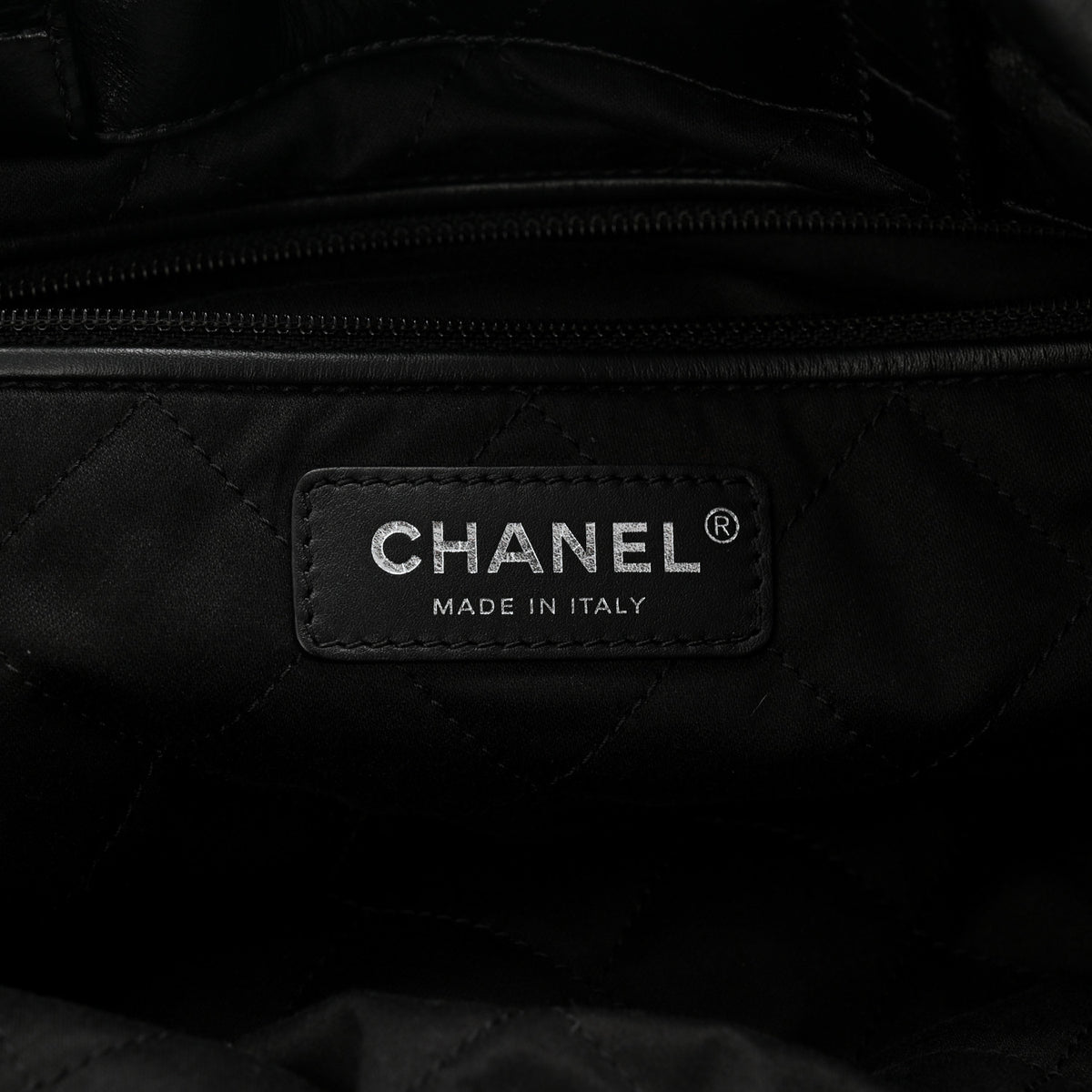 Chanel Shiny Calfskin Quilted Chanel 22 Backpack So Black 13 of 21