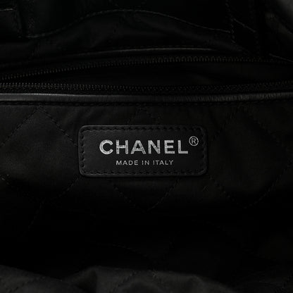 Chanel Shiny Calfskin Quilted Chanel 22 Backpack So Black 13 of 21