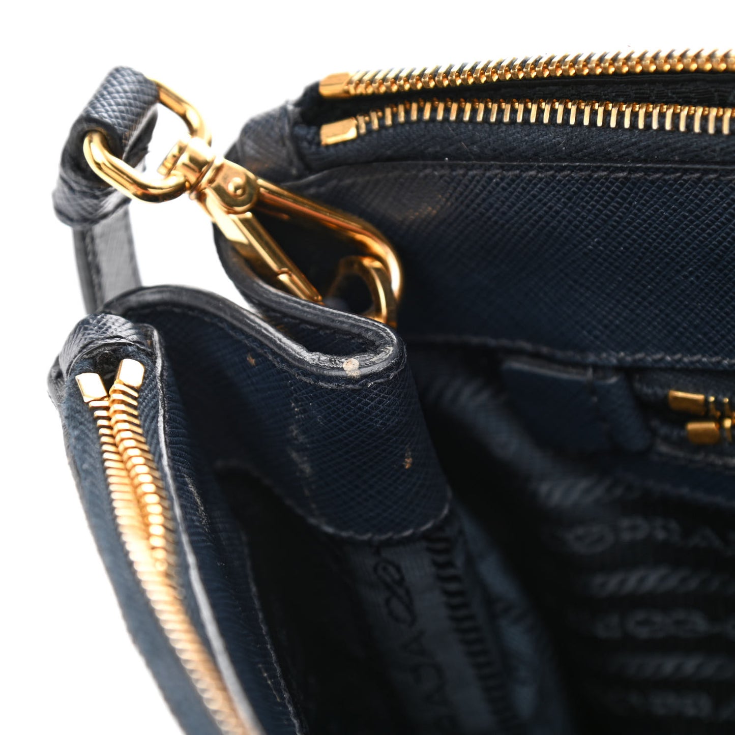 Saffiano Medium Galleria Double Zip Tote Baltico