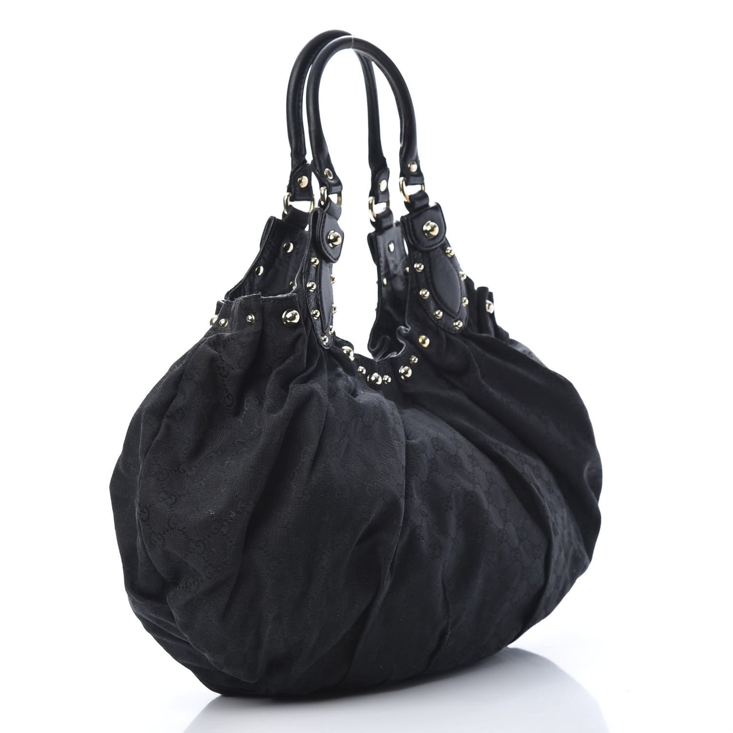 Monogram Studded Pelham Tote Black