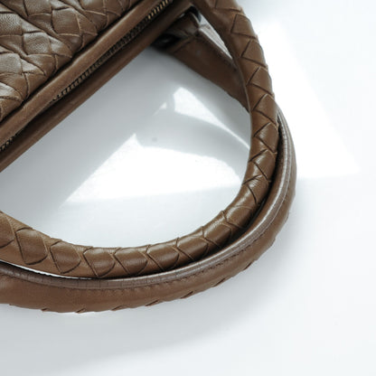 Bottega Veneta Nappa Intrecciato New Bond Satchel Ash 9 of 9