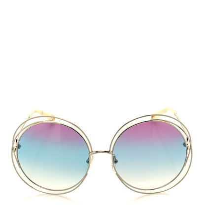 Chloe Oversize Round Carlina Oversized Round Sunglasses CE114S Rainbow 2 of 7