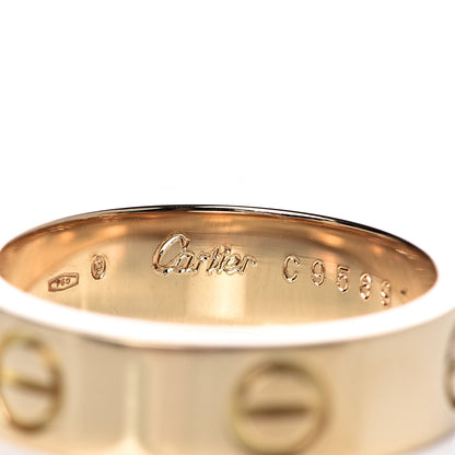 Cartier 18K Yellow Gold 5.5mm LOVE Ring 56 7.5 4 of 4