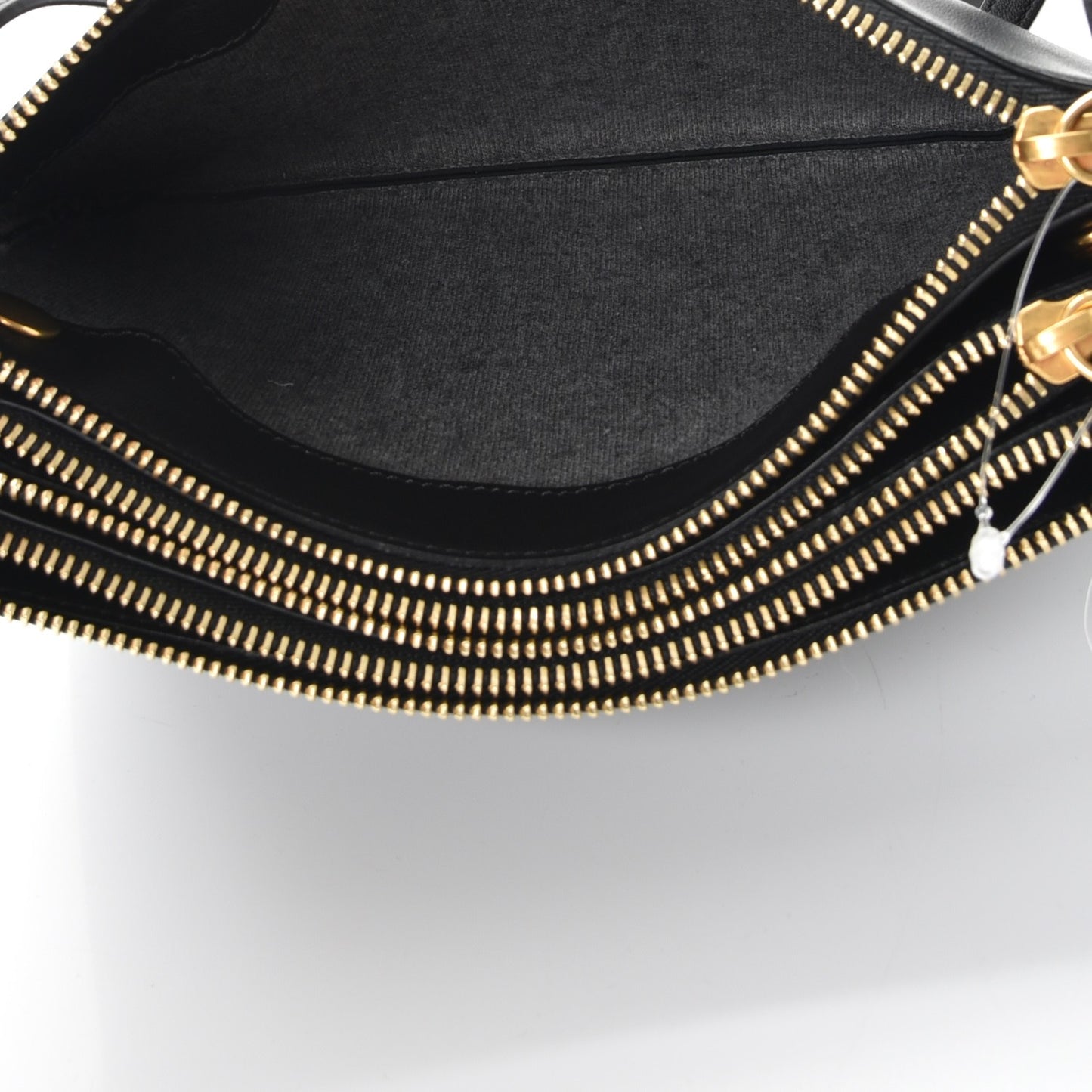 Lambskin Small Trio Crossbody Bag Black