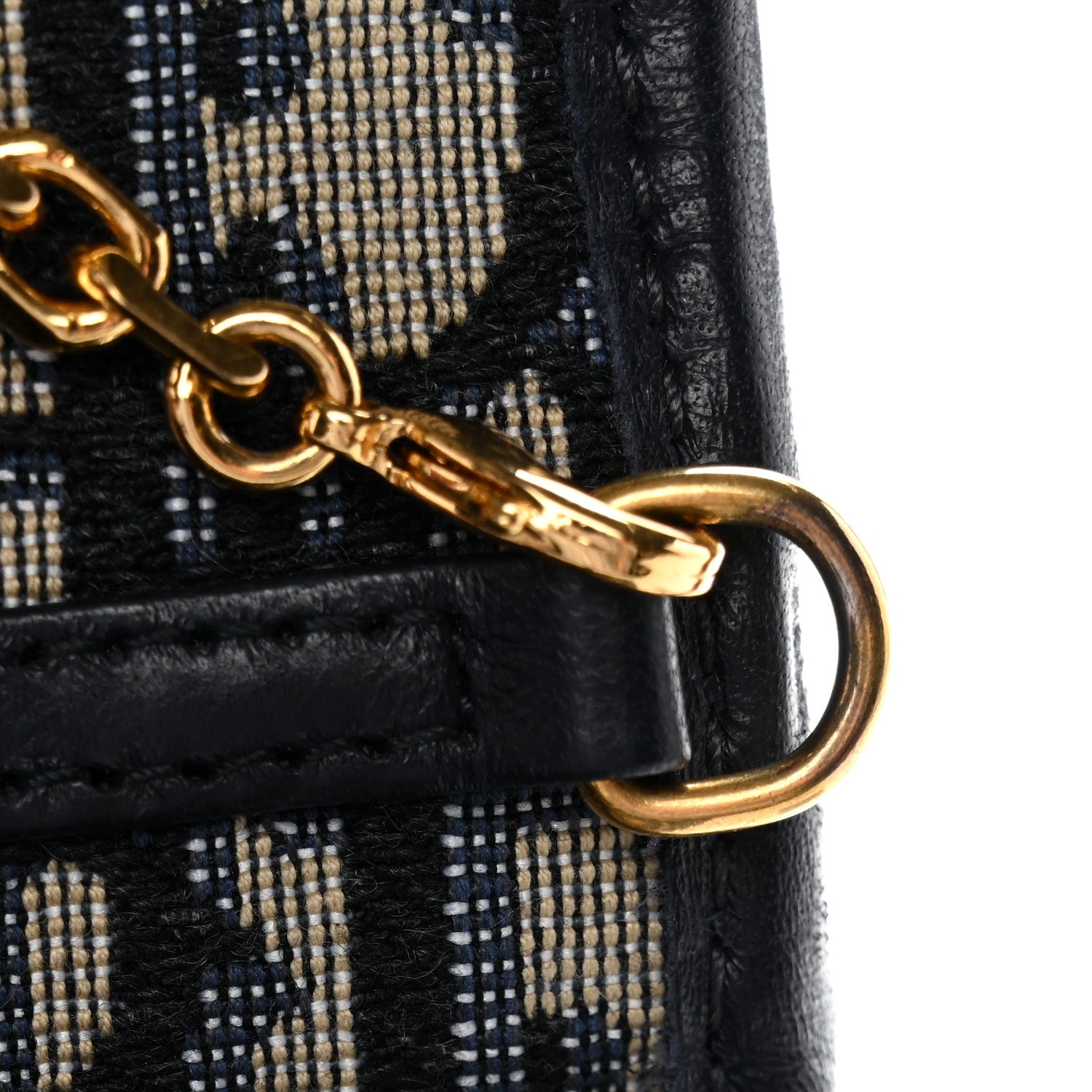 Christian Dior Oblique 30 Montaigne 2-In-1 Pouch Blue 1840273