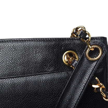 Chanel Caviar CC Shoulder Bag Black 11 of 11