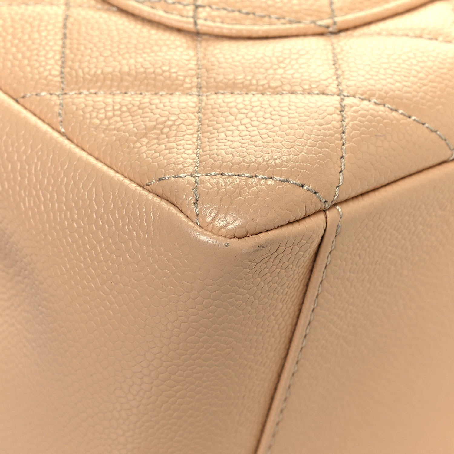 Chanel Caviar Quilted Grand Shopping Tote GST Beige 11 of 18