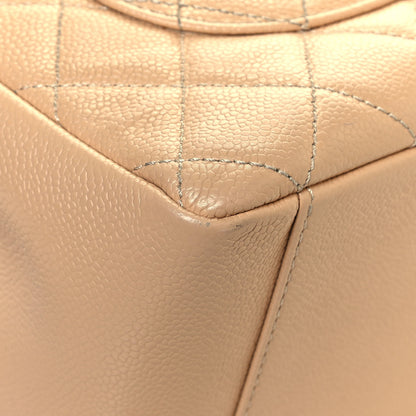 Chanel Caviar Quilted Grand Shopping Tote GST Beige 11 of 18