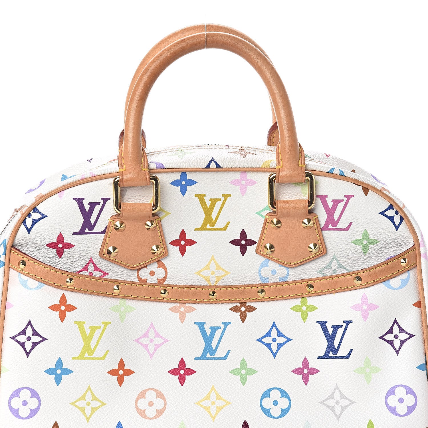 Louis Vuitton Monogram Multicolor Trouville White 7 of 9