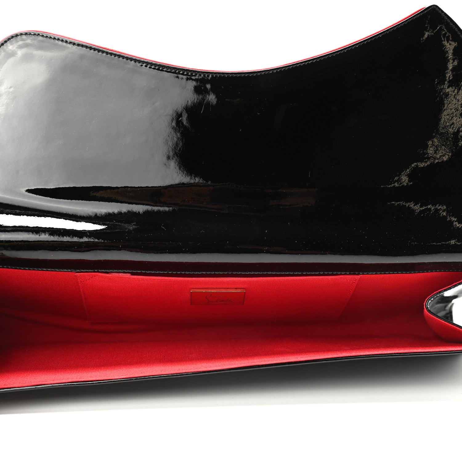 Christian Louboutin Patent Pigalle Clutch Black 5 of 7
