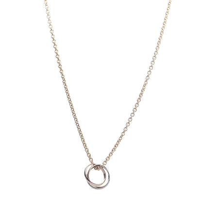 Cartier 18K Pink Yellow White Gold Trinity Pendant Necklace 1 of 8
