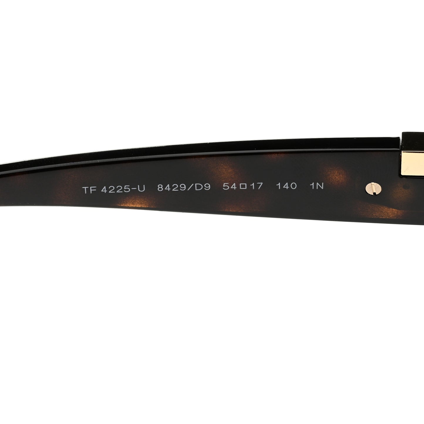 Acetate Metal Tiffany T Tortoise Cat Eye Sunglasses TF4225U Brown Blue