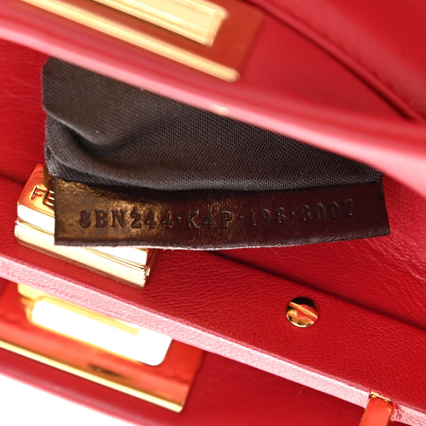 Nappa Mini Peekaboo Iconic Satchel Fragola