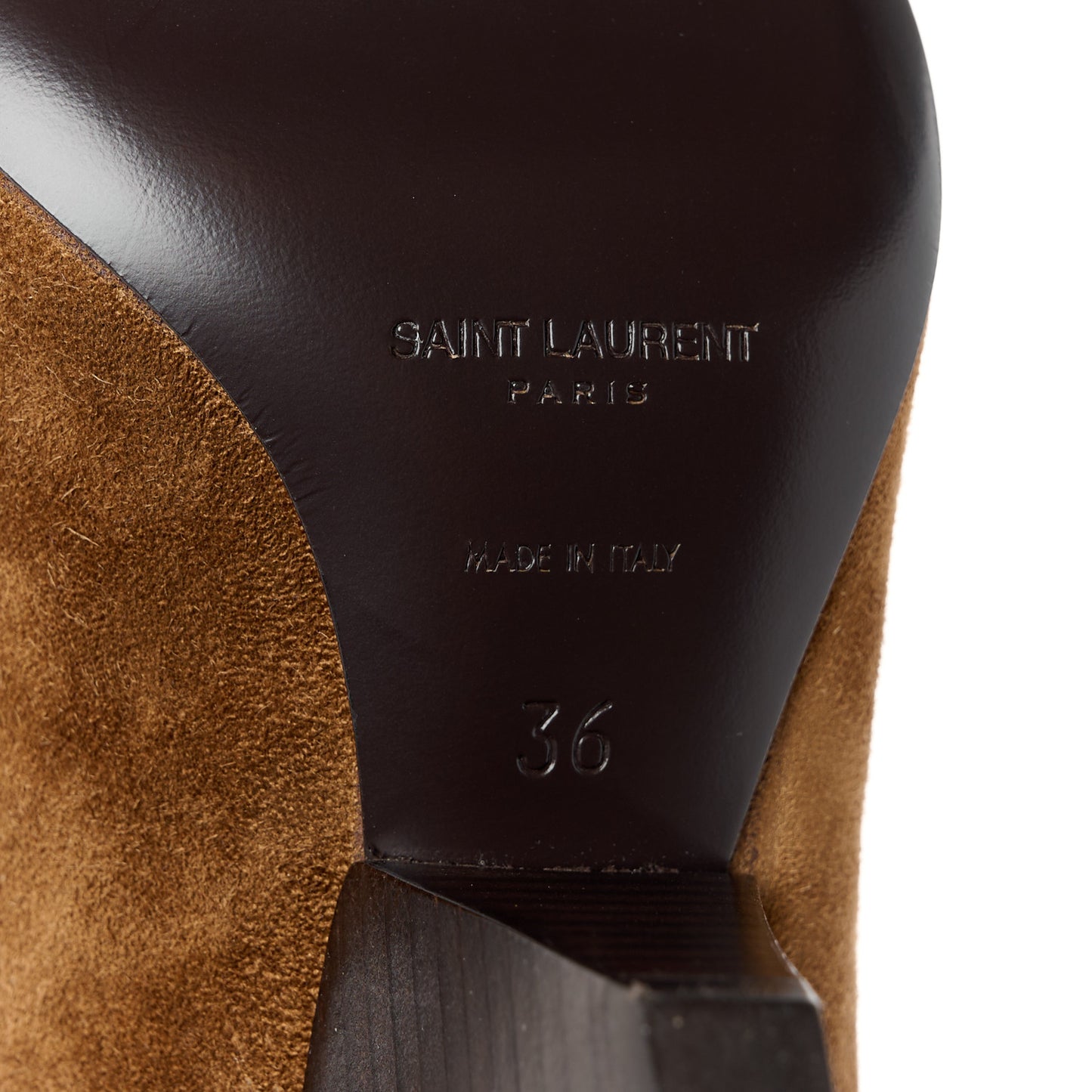 Suede Liz 85 Wedge Booties 36 Dark Land