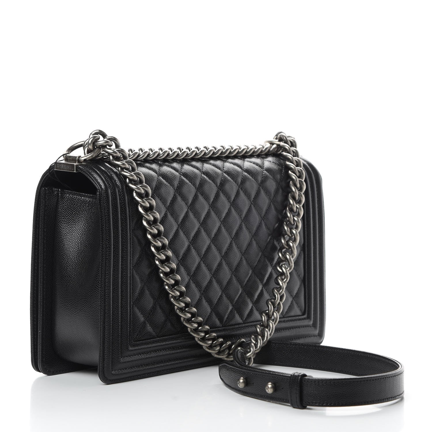 Chanel Caviar Quilted New Medium Boy Flap Black 4 of 11