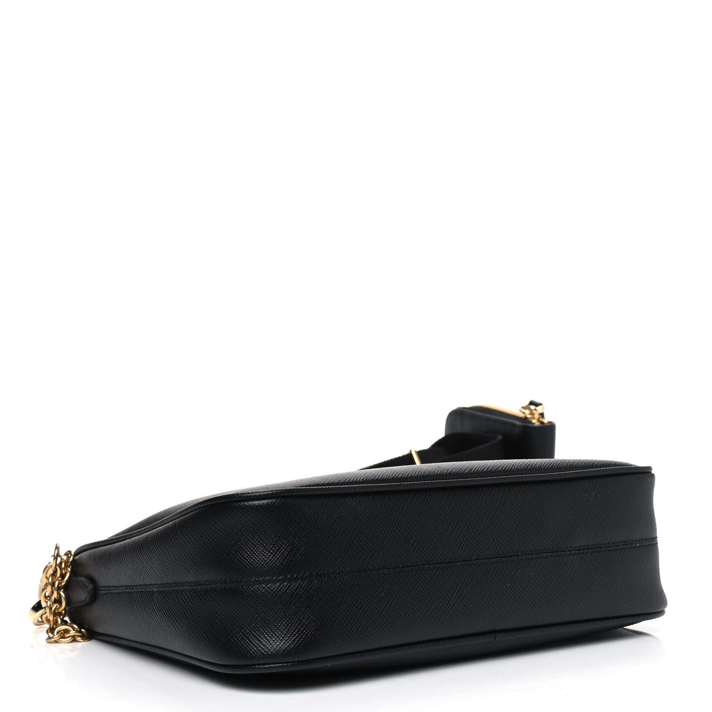 Saffiano Lux Re-Edition 2005 Shoulder Bag Black