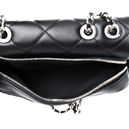 Chanel Lambskin Quilted CC Flap Black 5 of 9