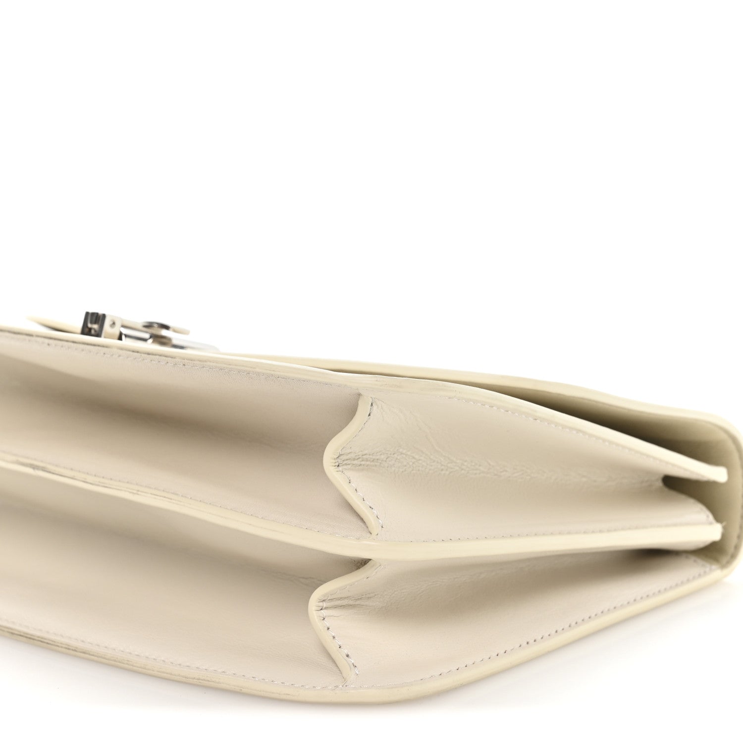 The Row Sleek Calfskin The Sofia 10 Top Handle Ivory 17 of 17
