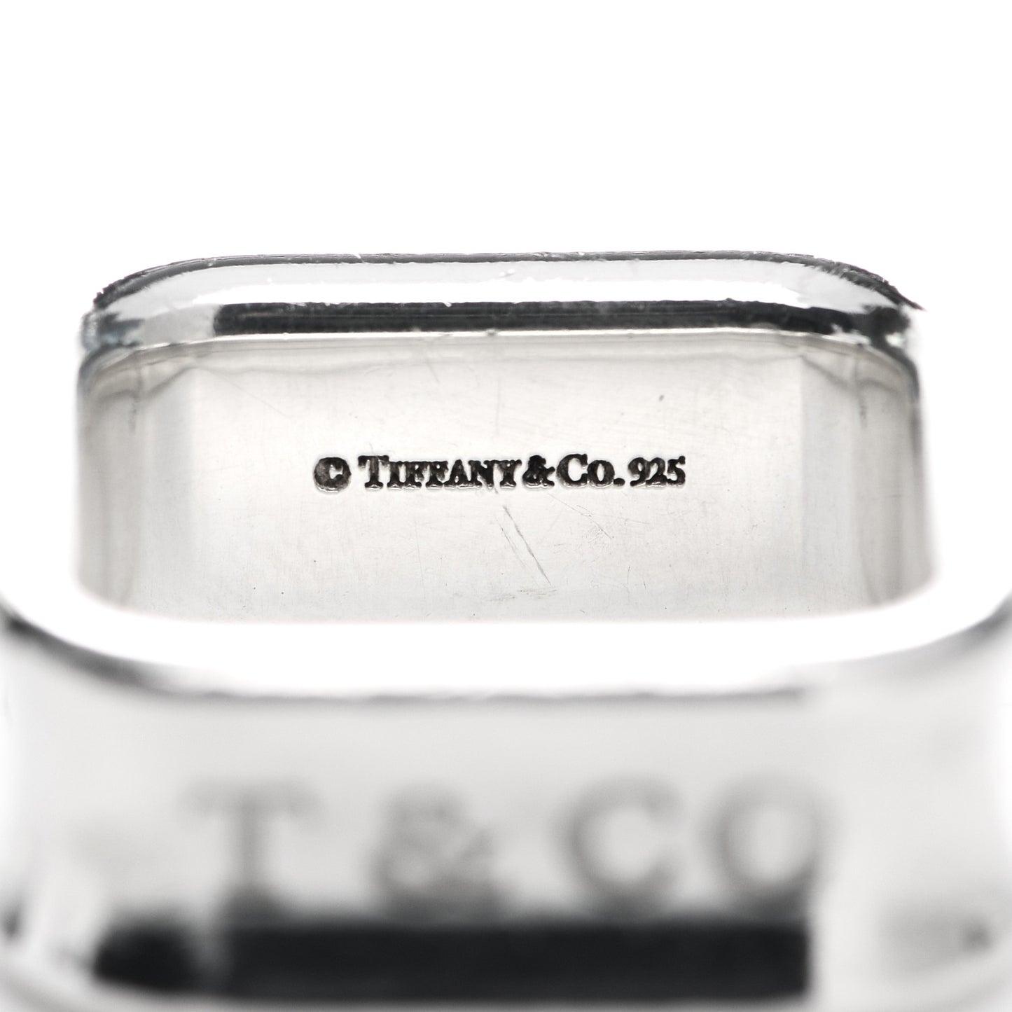 Sterling Silver 1837 Square Ring 52 6