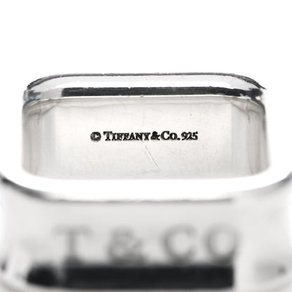 Tiffany Sterling Silver 1837 Square Ring 52 6 4 of 6