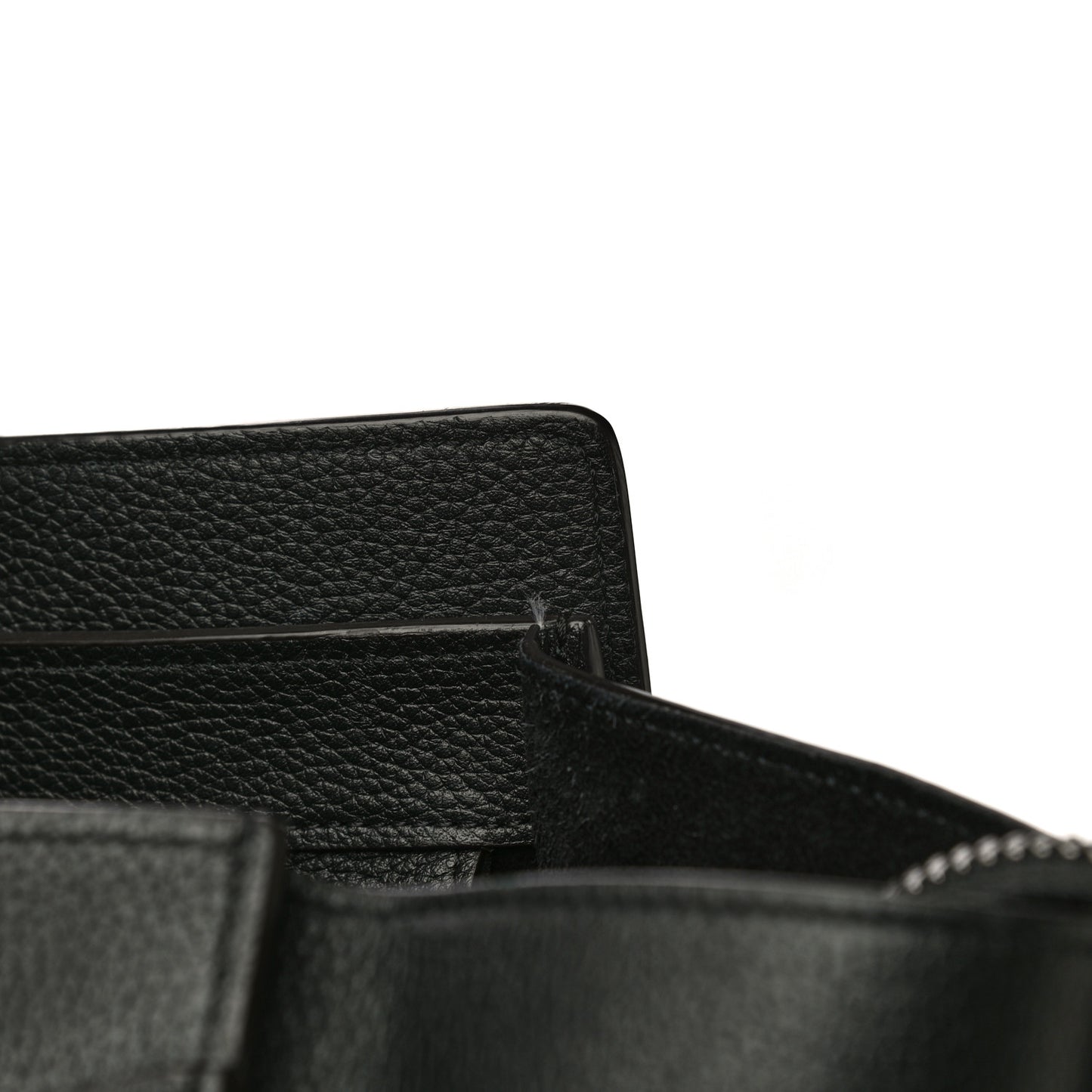Drummed Calfskin Mini Luggage Black