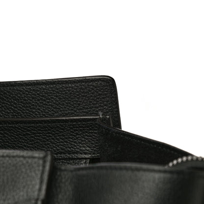 Celine Drummed Calfskin Mini Luggage Black 13 of 14