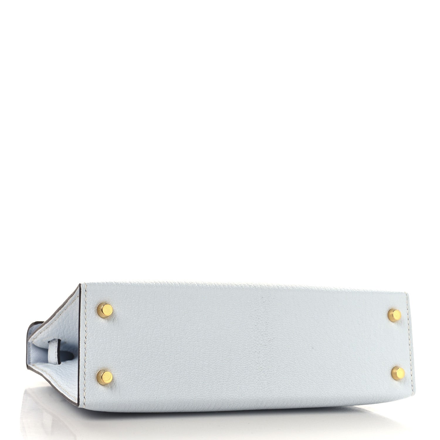 Hermes Chevre Mysore Mini Kelly Sellier 20 Bleu Brume Bleu Electrique 4 of 11