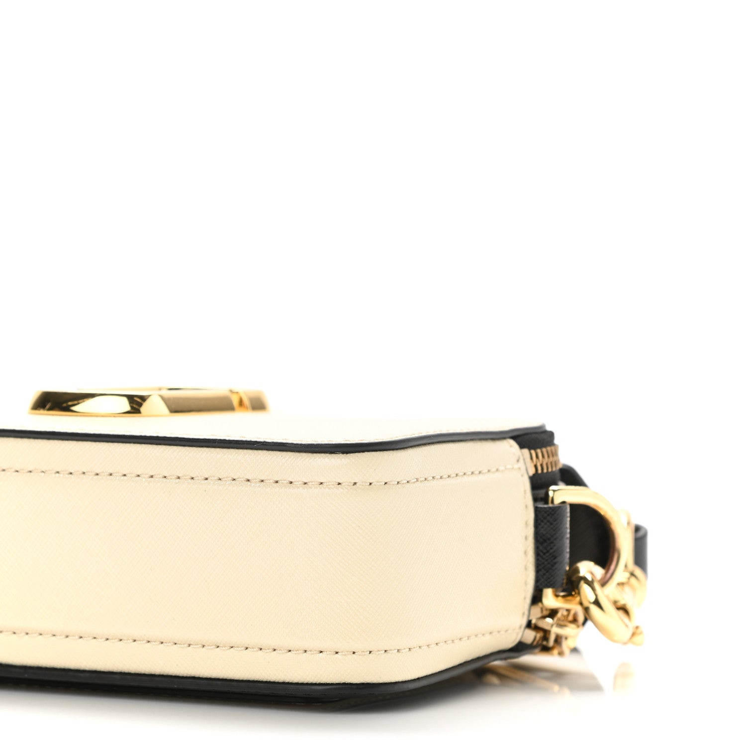 Marc Jacobs Saffiano Small Snapshot Camera Bag Cloud White Multicolor 10 of 10