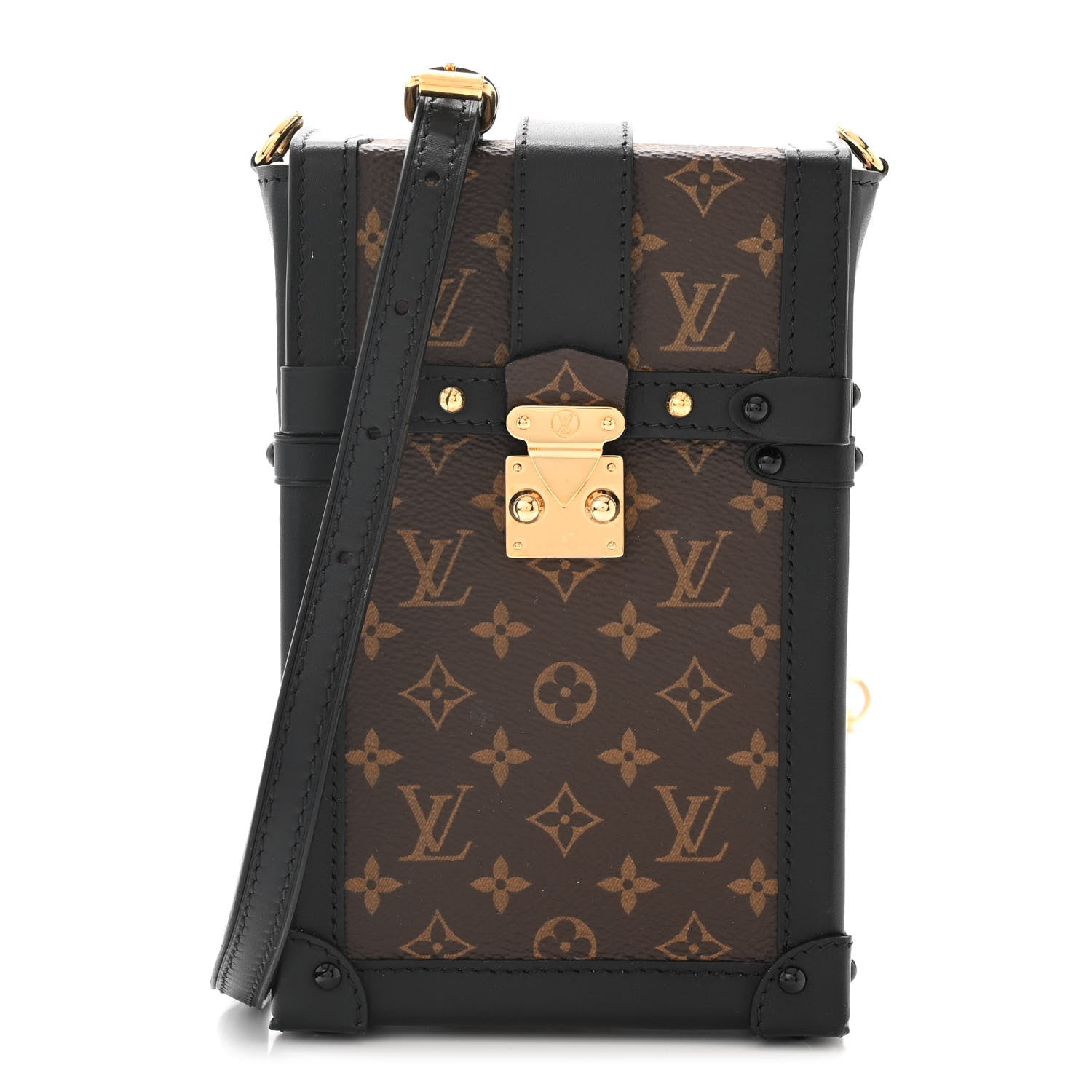 Louis Vuitton Monogram Pochette Trunk Verticale Black 1 of 10