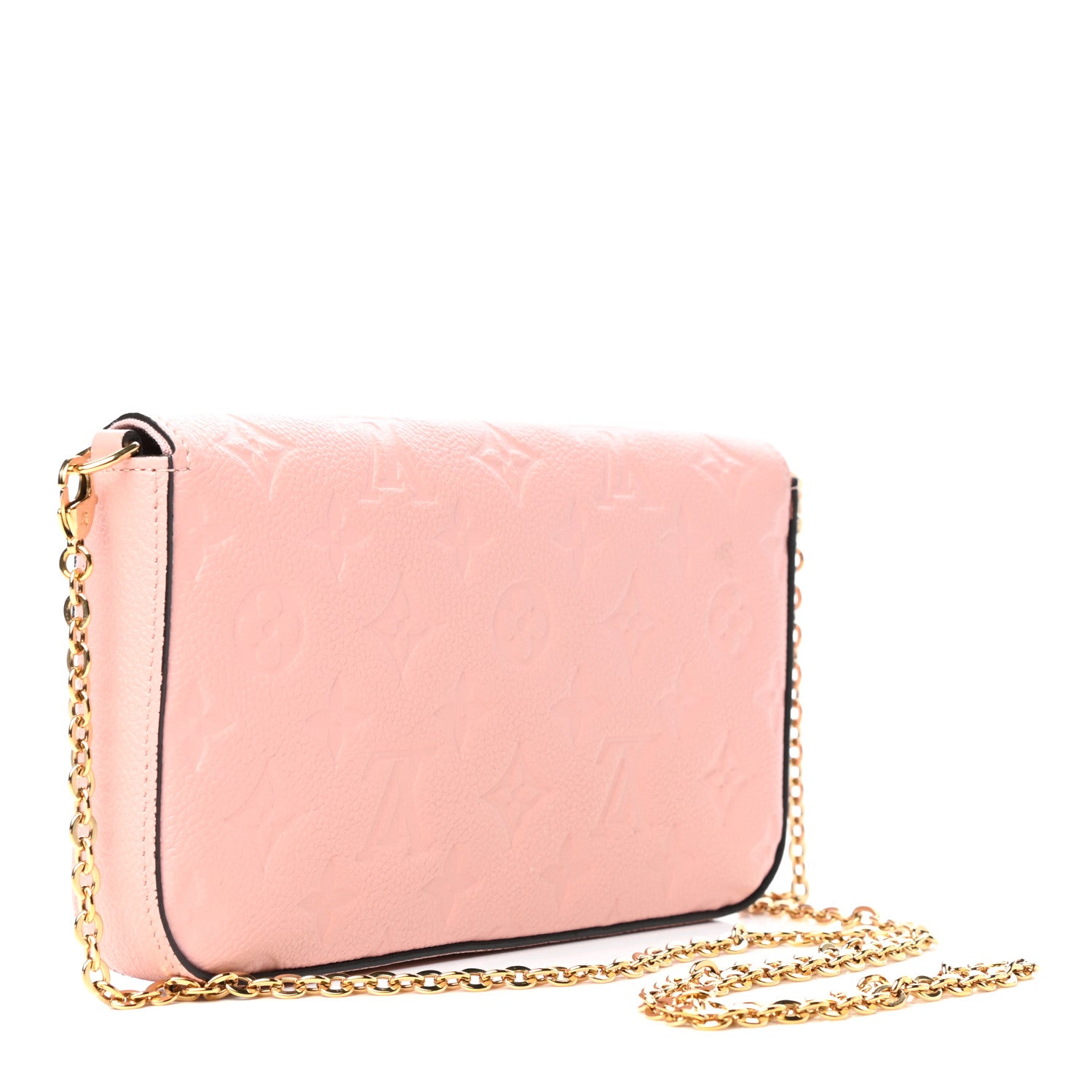 Louis Vuitton Empreinte Pochette Felicie Chain Wallet Rose Poudre 4 of 13