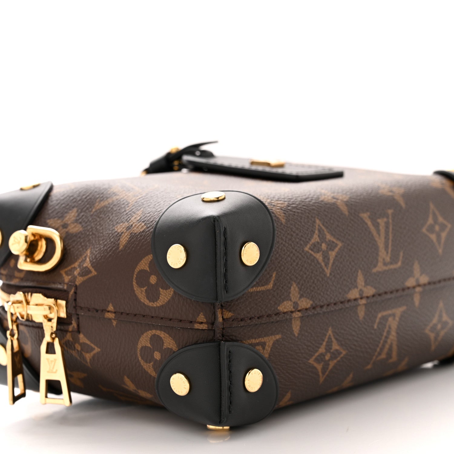Louis Vuitton Monogram Petite Malle Souple Black 8 of 10