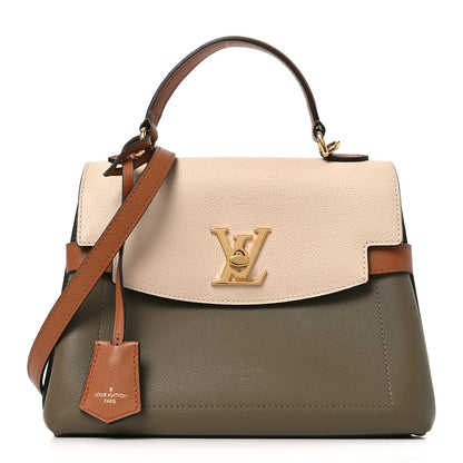 Louis Vuitton Soft Calfskin Lockme Ever BB Smokey Brown Quartz Green 1 of 9