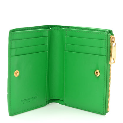 Bottega Veneta Nappa Intrecciato Bifold Zip Wallet Parakeet 5 of 6