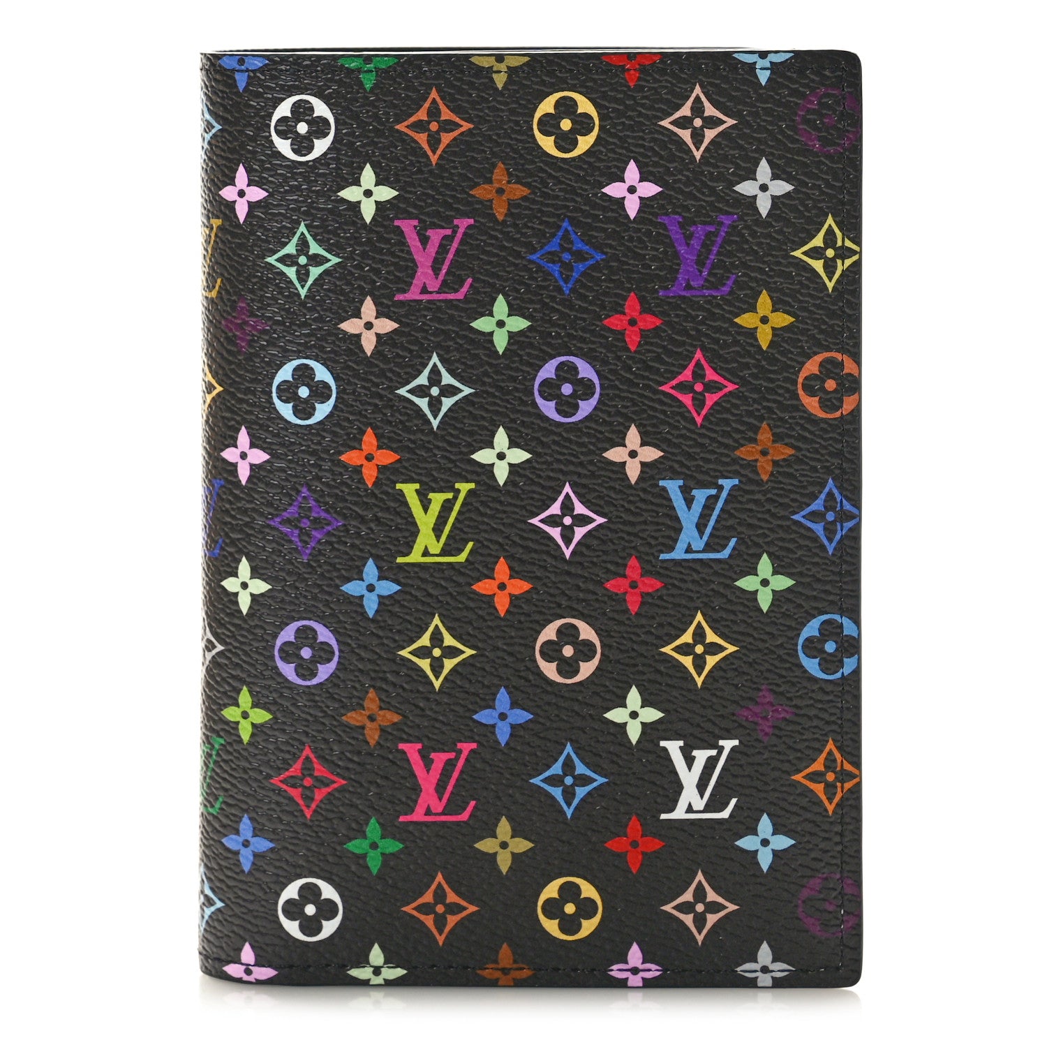 Louis Vuitton LV X TM Monogram Multicolor Passport Cover Black 1 of 8