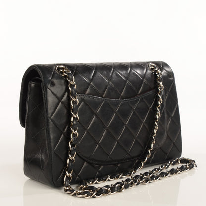 Chanel Lambskin Quilted Small Double Flap Black 3 of 9