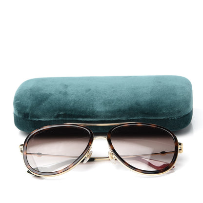 Gucci Aviator Sunglasses GG0062S Tortoise 8 of 8