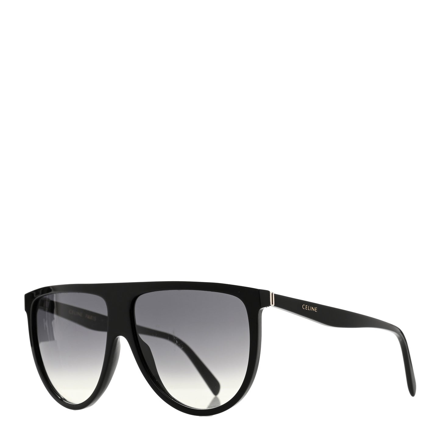 Flat Top Shield Sunglasses CL 40006IN Black