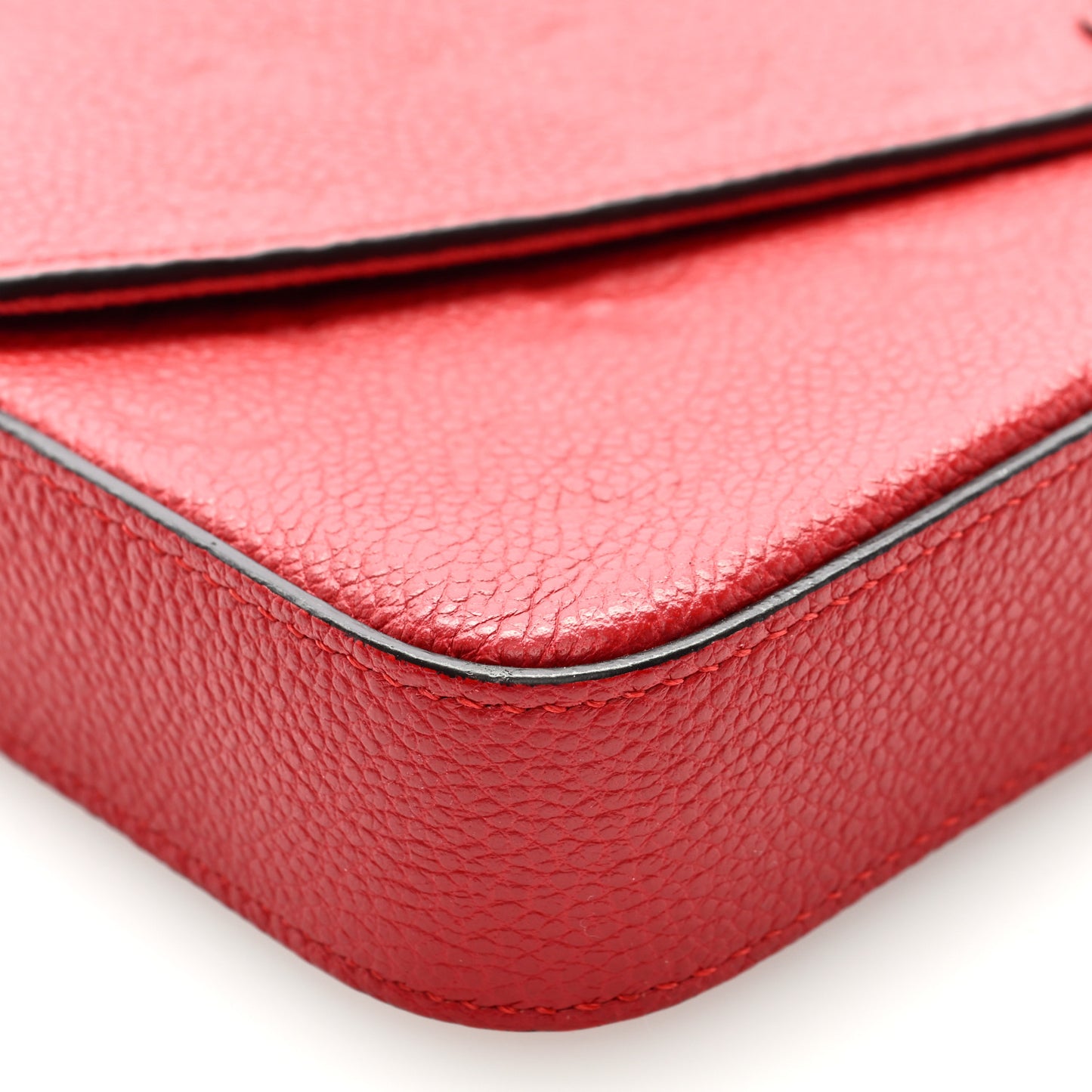 Empreinte Pochette Felicie Chain Wallet Scarlet