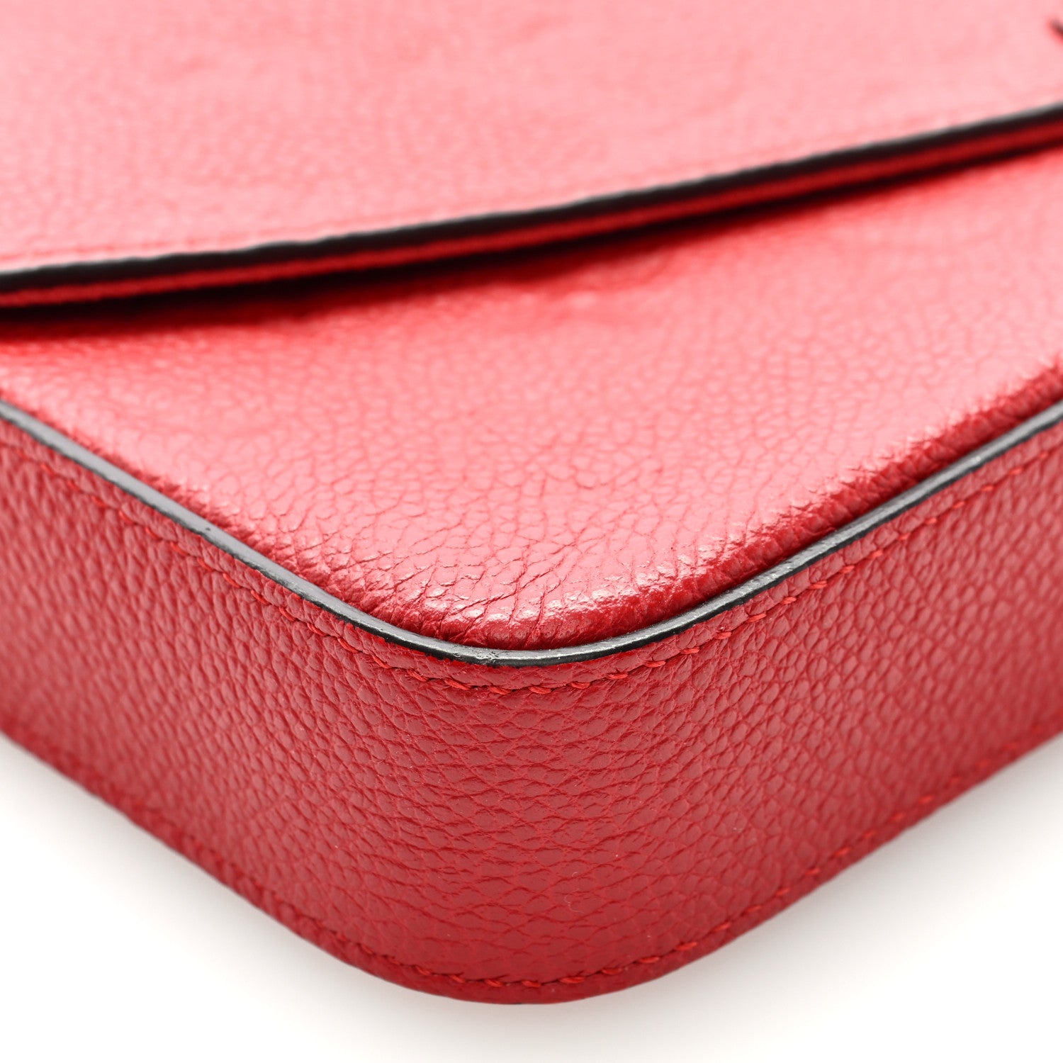 Louis Vuitton Empreinte Pochette Felicie Chain Wallet Scarlet 8 of 9