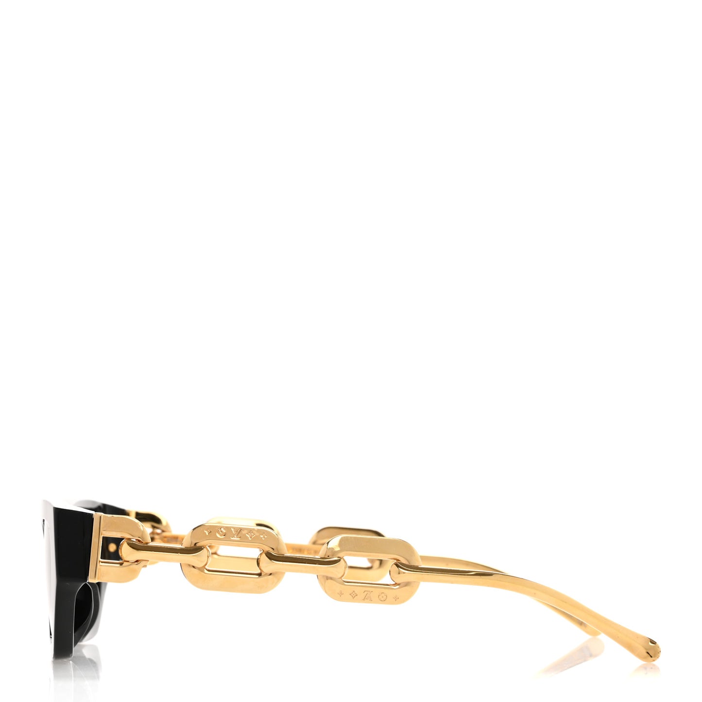 Metal LV Edge Sunglasses Z1473E Black