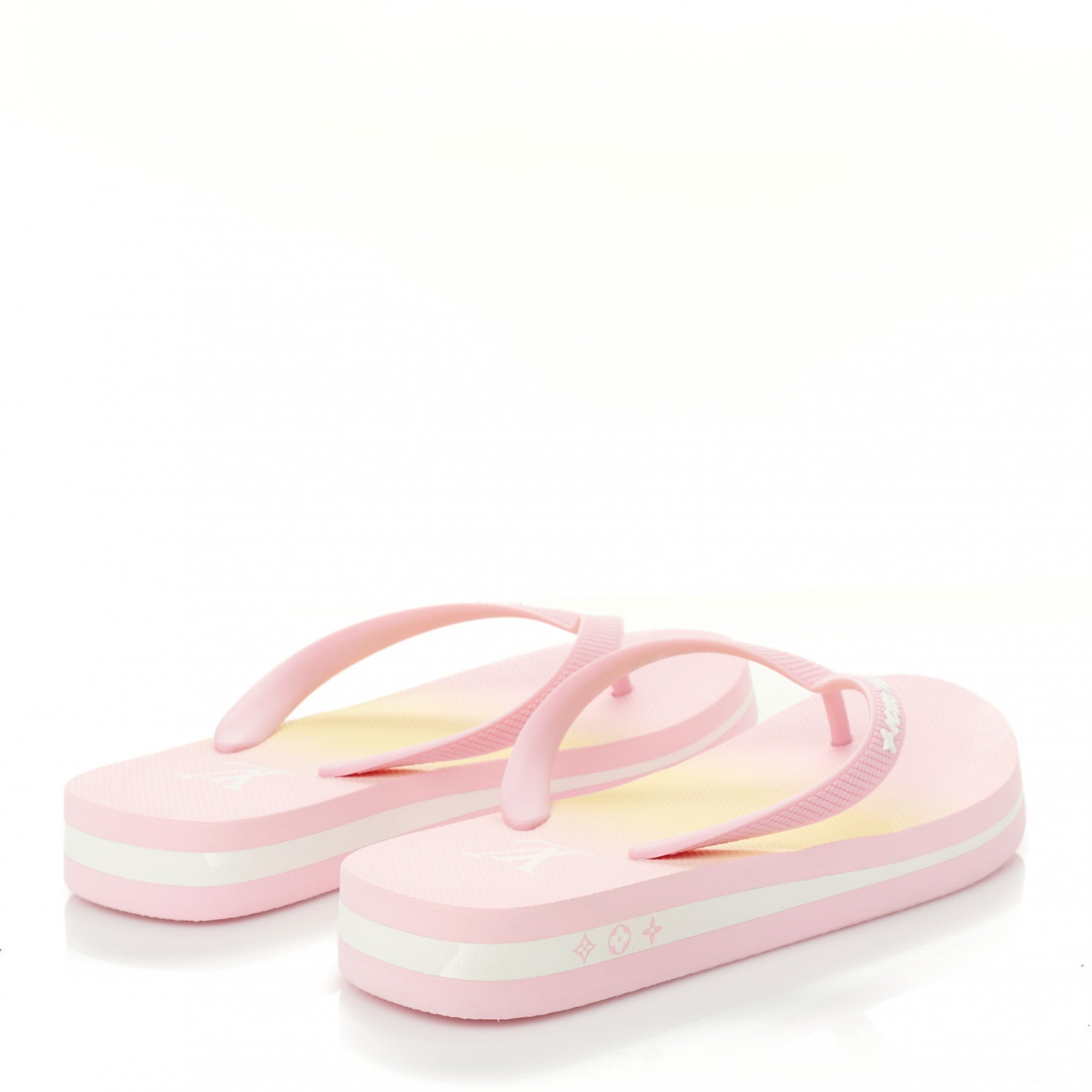 Louis Vuitton Rubber Arcade Flat Thong Sandals 39 Rose 4 of 8