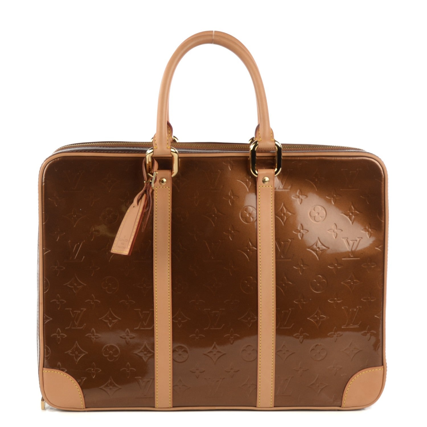 Louis Vuitton Vernis Vandam Briefcase Bronze 1 of 7