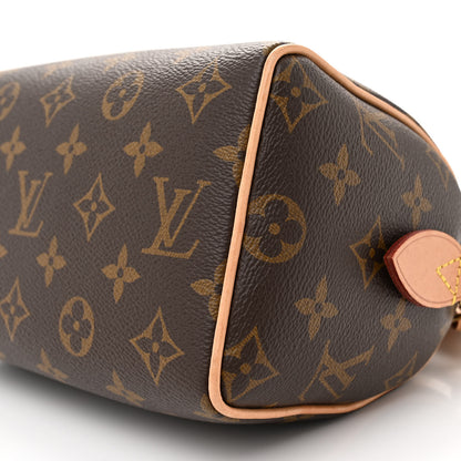 Louis Vuitton Monogram Speedy Bandouliere 20 Black 9 of 11