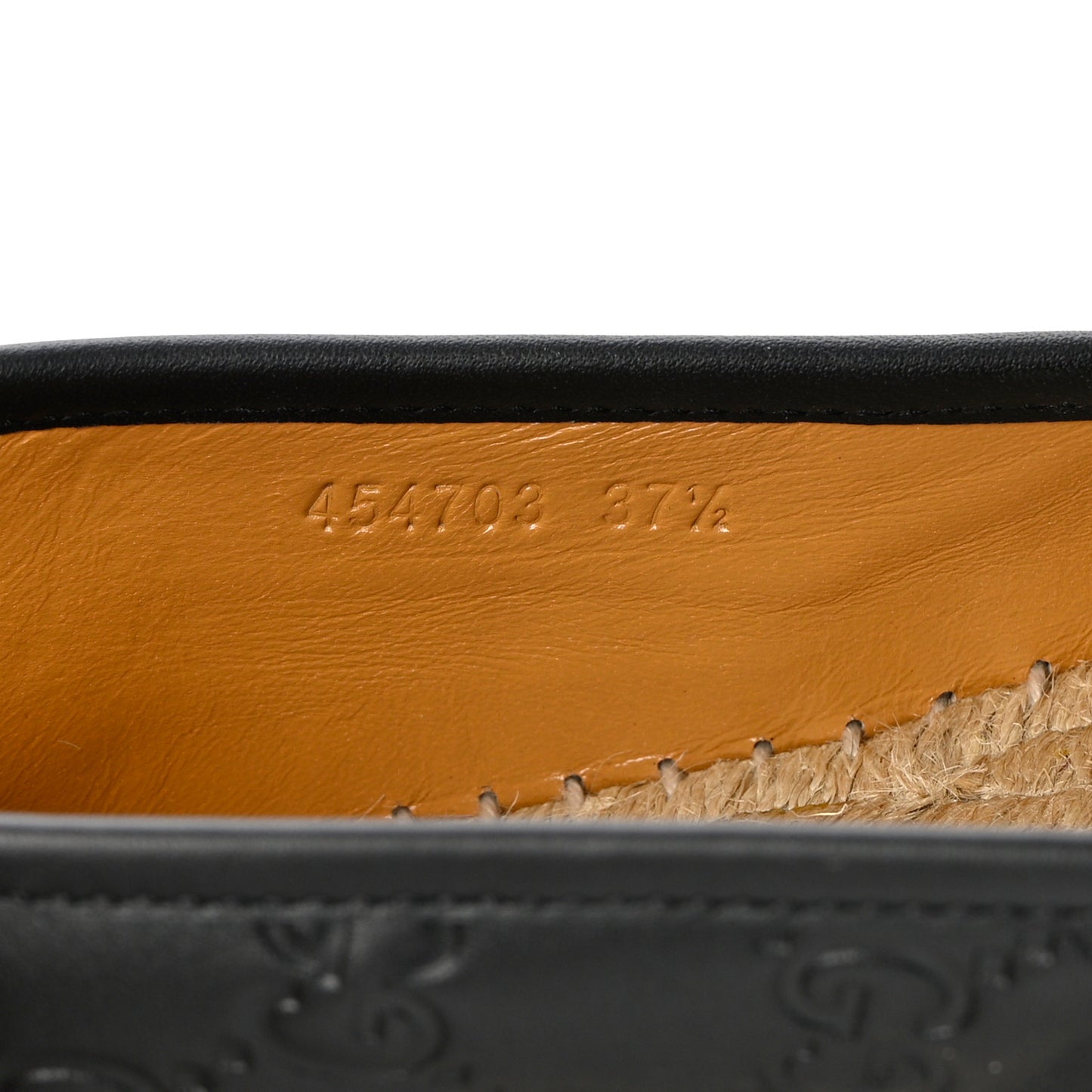 Guccissima Signature Espadrilles 37.5 Black