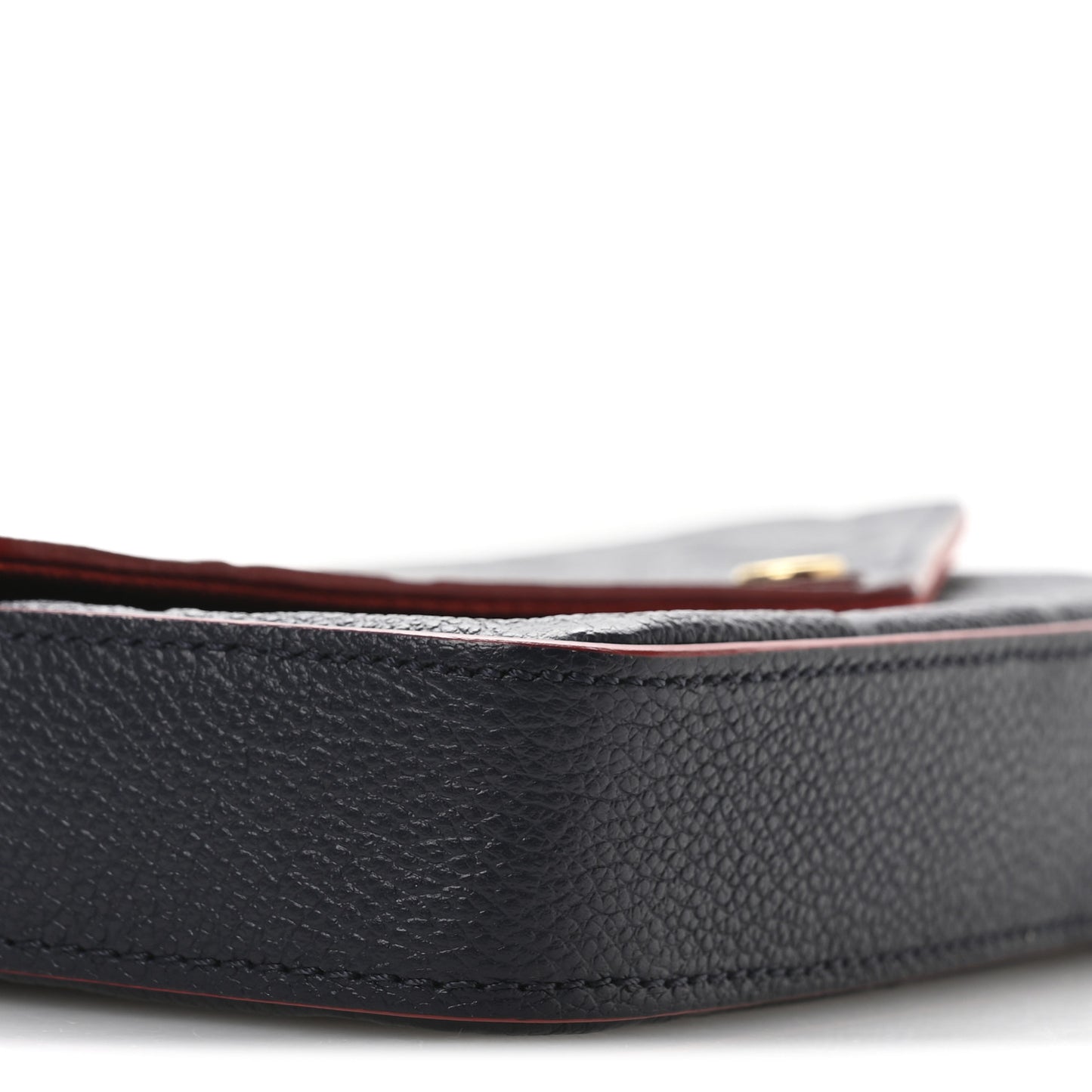 Empreinte Pochette Felicie Chain Wallet Marine Rouge