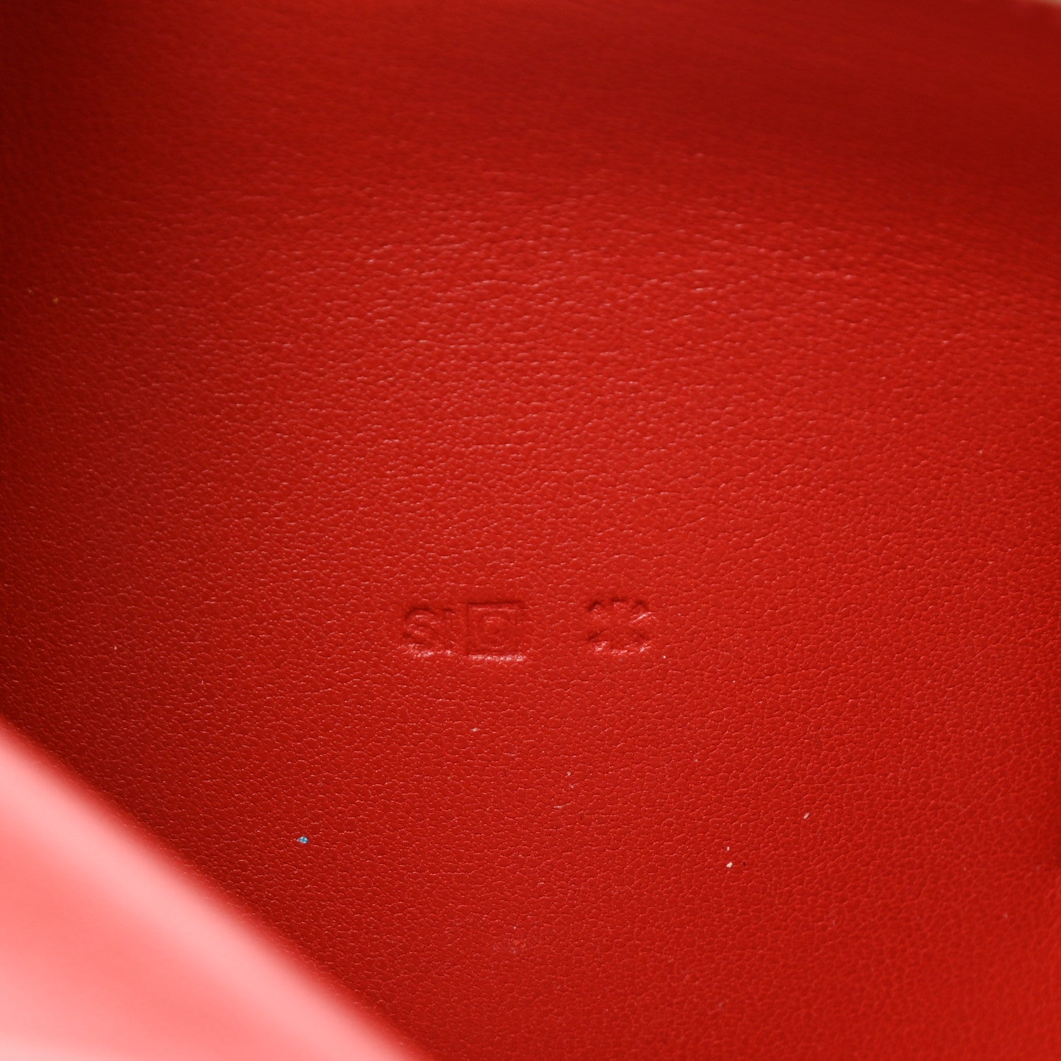 Hermes Togo Dogon Duo Wallet Rouge Casaque 8 of 11