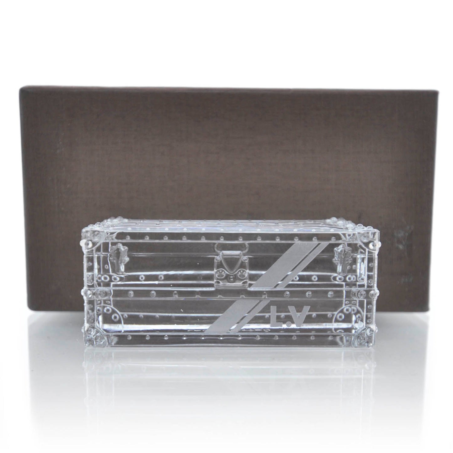 Crystal Trunk Paperweight